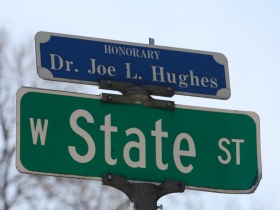 N. 29th and W. State streets (Dr. Joe L. Hughes Honorary)