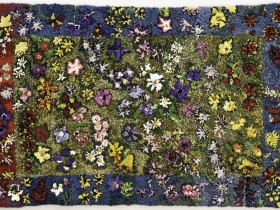 Untitled, Floral rug. ND