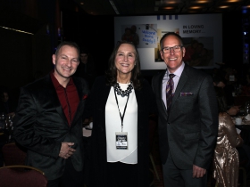 Neil Willenson, Co-Founder of Camp Reunite/Camp Hometown Heroes, Deb Paschke, Hometown Heroes, Craig Coshun, Fox Sports Wisconsin.
