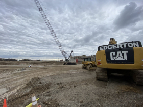 Forensic Science Center construction site.