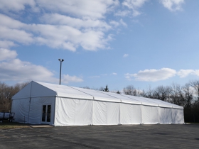 Sixteenth Street Community Health Centers COVID-19 tent