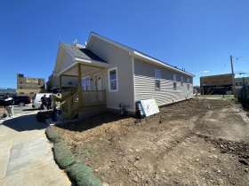 Habitat Humanity Home at southeast corner of W. Kneeland Ave. and N. 13th St. Photo by Graham Kilmer.