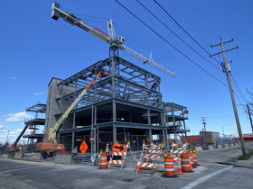 Future Marcia P. Coggs Human Services Building. Photo by Graham Kilmer.