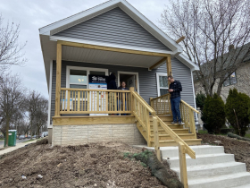 Habitat for Humanity affordable home at 2232 W. Vine St. Photo by Graham Kilmer.