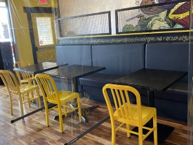 Tables at Egg & Flour Bay View