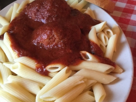 Pasta with marinara