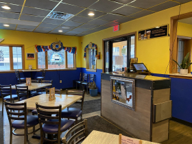 Inside the restaurant