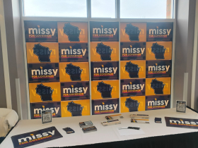 Missy Hughes booth
