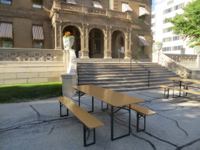 Pabst Mansion Beer Garden
