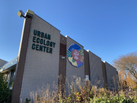 A branch of the Urban Ecology Center by the lagoon in Washington Park