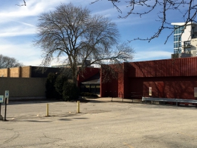 Redevelopment site, former Buca di Beppo and parking lot.