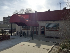 Redevelopment site, former Buca di Beppo and parking lot.