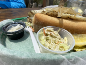 Grouper Po Boy Sandwich