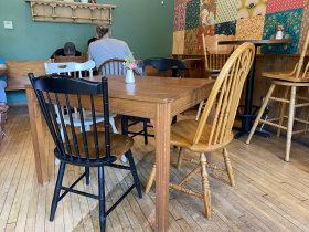 The mismatched chairs