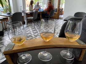 Orange wine flight