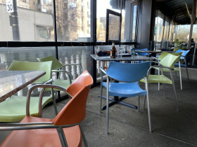 The front porch/deck