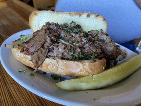 Beef Brisket Steak Sandwich