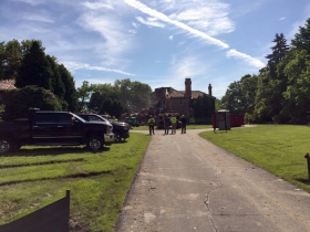 Demolition of Chris Abele's historic Eschweiler house.
