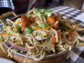 Chicken noodles