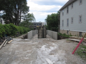 Construction of a single-family home at 1114 E. Kane Pl.