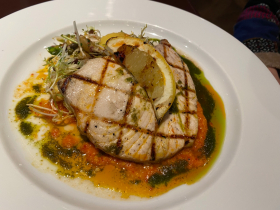 Grilled swordfish