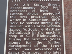 Invention of the Typewriter marker