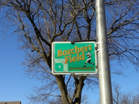 Keefe Avenue passes through the Borchert Field Neighborhood