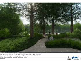 Kletzsch Park river access project rendering
