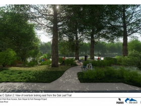 Kletzsch Park river access project rendering