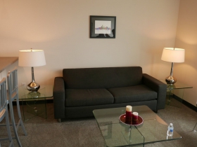 Model unit in Greenwich Park Apartments