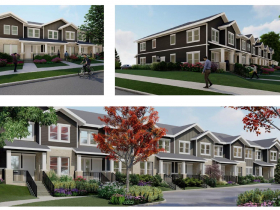 Rendering for Layton Preserve by Knothe & Bruce Architects.