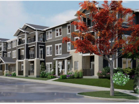 Rendering for Layton Preserve by Knothe & Bruce Architects.