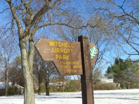 Mitchell Airport Park along E. Layton Avenue