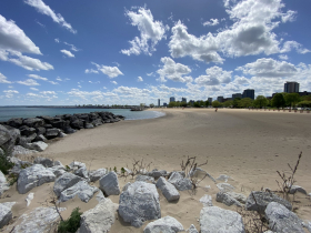 McKinley Beach. Photo taken May 22, 2024 by Graham Kilmer.