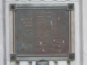 North Water Street Bridge marker