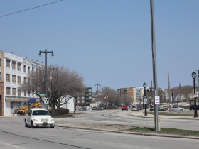 North Water street twists and turns