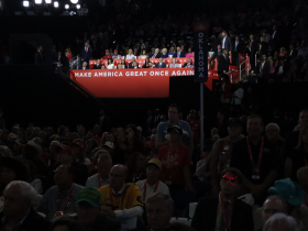 Donald Trump's box at 2024 RNC