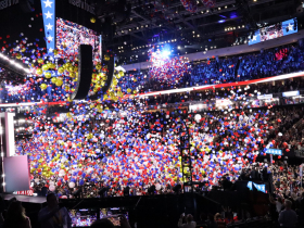 Balloon drop at 2024 RNC