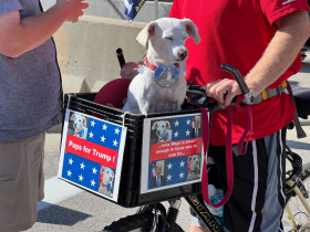 Donald Trump dog at RNC