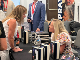 U.S. Rep. Marjorie Taylor Greene at book signing