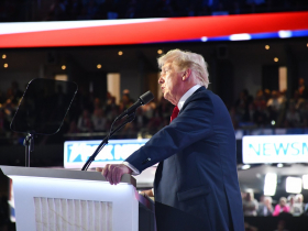 Former president Donald Trump at 2024 RNC