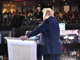 Former president Donald Trump at 2024 RNC