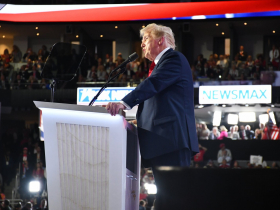 Former president Donald Trump at 2024 RNC