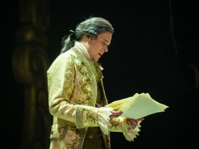 Matt Daniels (Antonio Salieri) in Skylight Music Theatre’s production of Amadeus running January 23 through February 8, 2026.