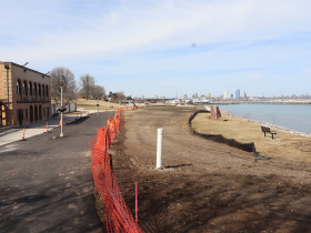 Site of former beach