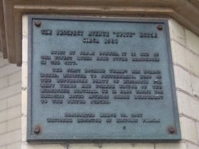 Spite House historic marker