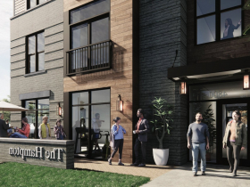 Rendering of 17-unit affordable housing development at 4800-4818 N. Santa Monica Blvd.