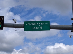 West Schlinger Avenue begins at State Fair Park