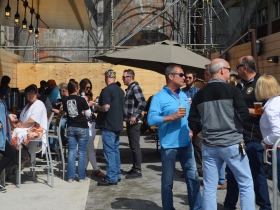 Pabst Milwaukee Brewery & Taproom patio