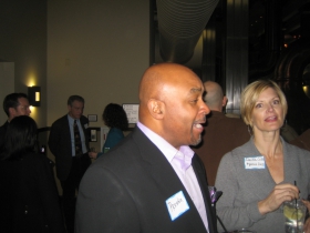 Preston Cole worked his way down from the top in the City Forestry department to Department of Public Works Director of Operations. He is shown with his wife, Laura Lutter Cole.